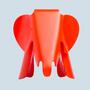 Elefant von Vitra Poppy Red 2