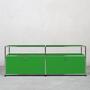 USM Haller Sideboard 2x1 Fächer Aufbau Grün 0