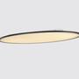 Simplistische LED-Deckenleuchte oval 1