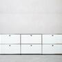 USM Haller Sideboard 3x2 Fächer Reinweiß 0