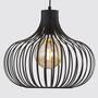 Pendant lamp metal black 0