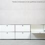 USM Haller Sideboard 3x2 Fächer Reinweiß 3