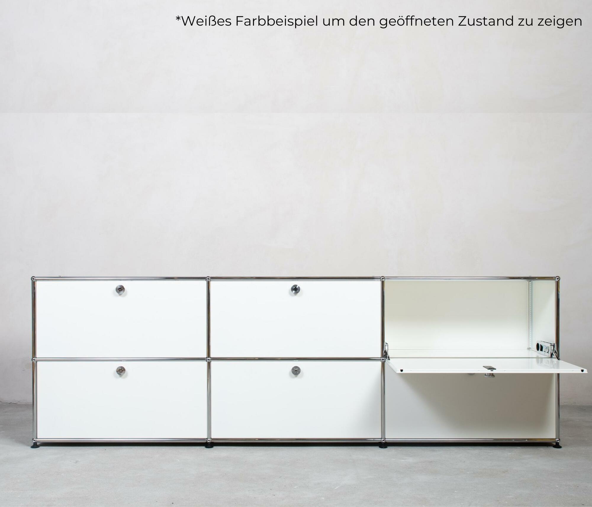 USM Haller Sideboard 3x2 Fächer Reinweiß 3