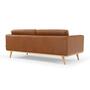 Johan 3-Sitzer Sofa Leder Cognac 3