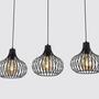 Pendant lamp metal black 1