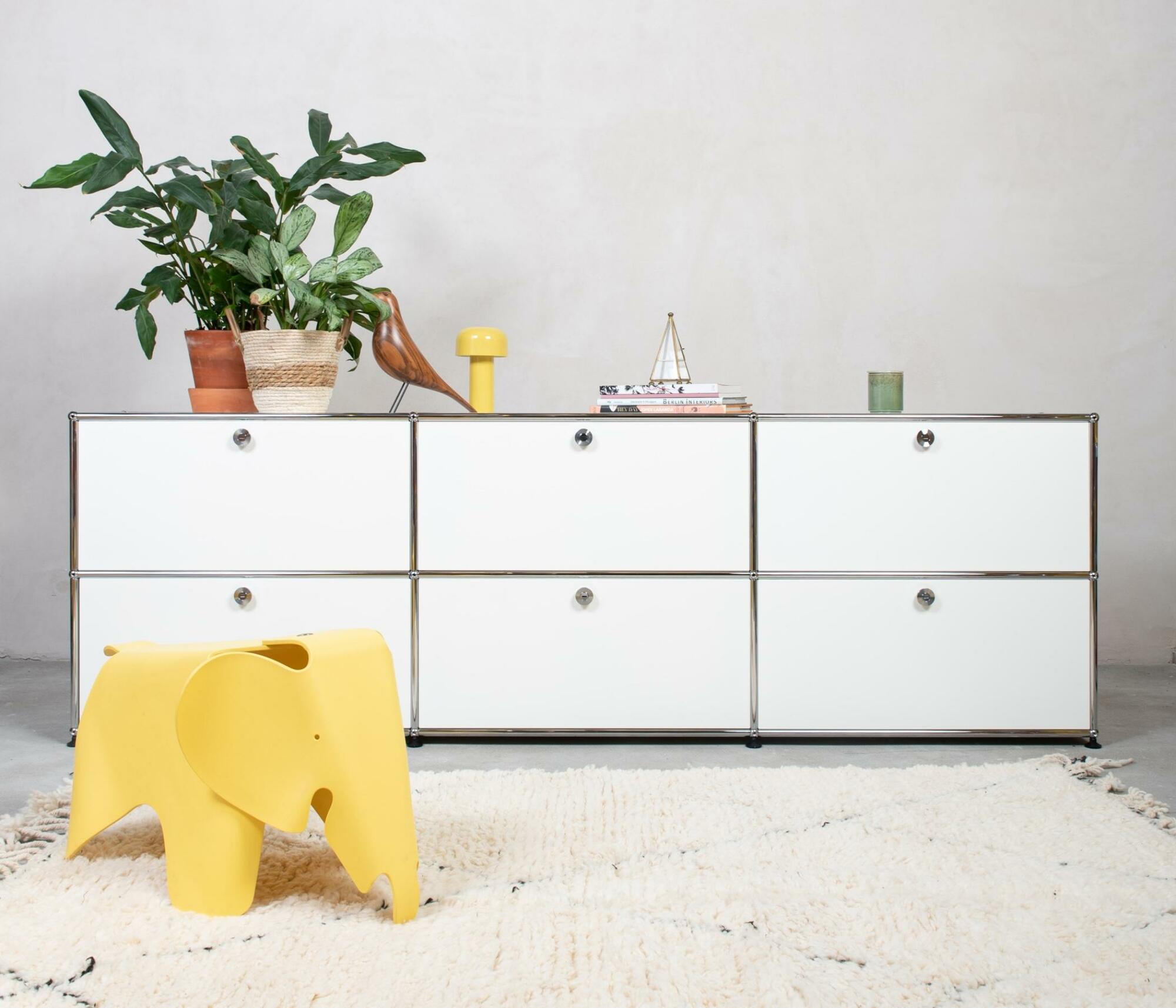 USM Haller Sideboard 3x2 Fächer Reinweiß 4