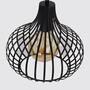 Pendant lamp metal black 2