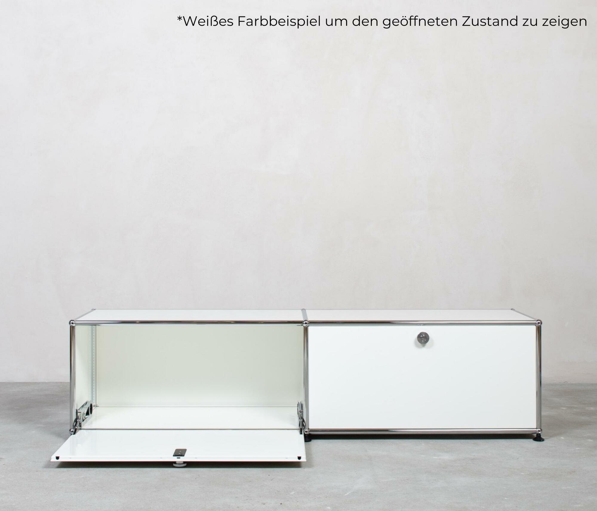 USM Haller Lowboard 2x1 Fächer Braun 1