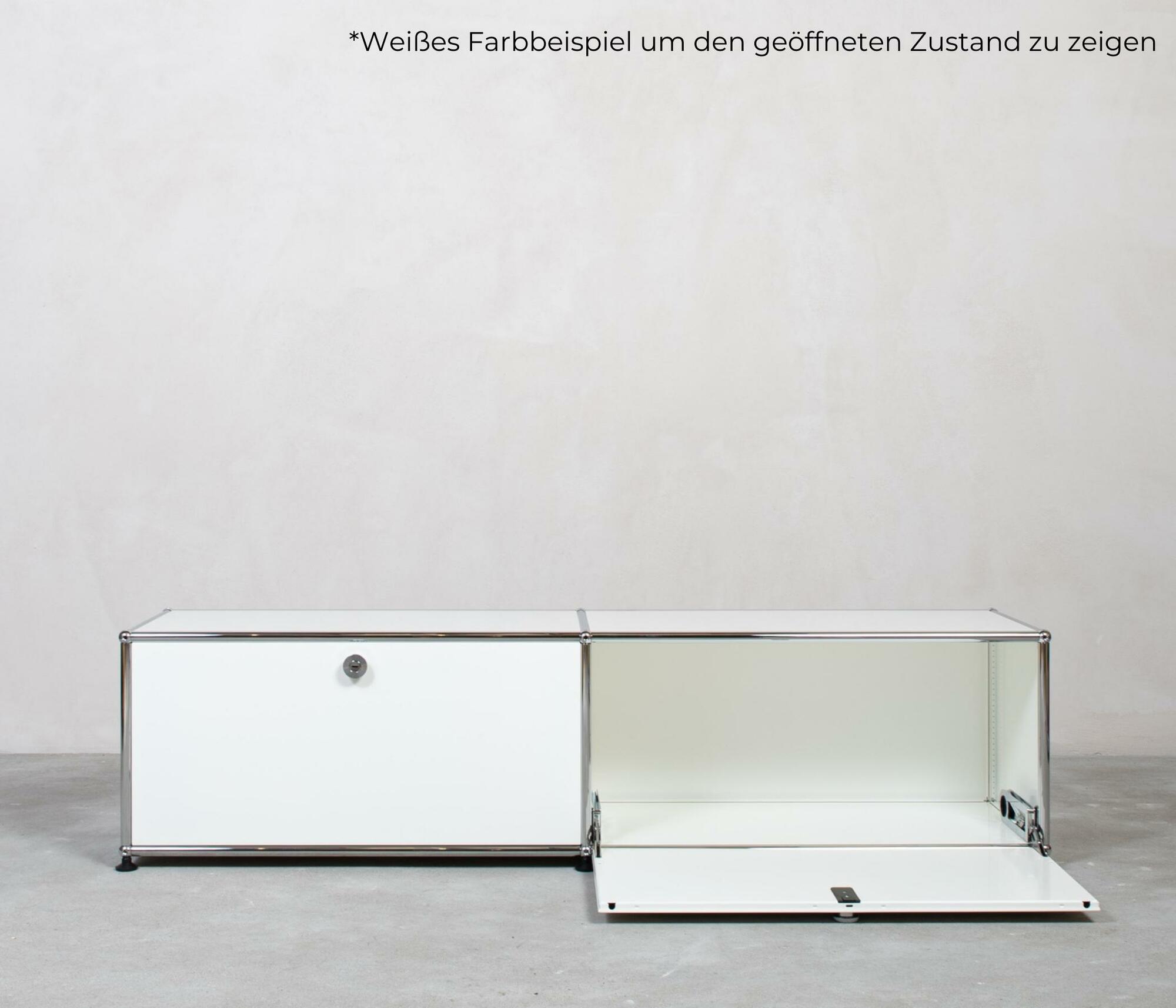 USM Haller Lowboard 2x1 Fächer Braun 2