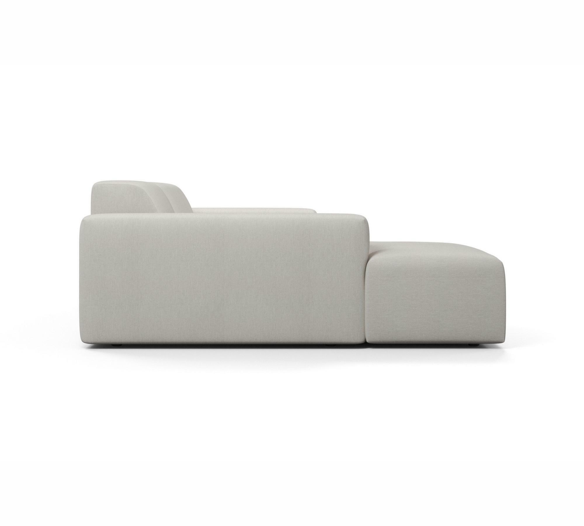2-Sitzer Sofa Karen Récamiere Links Beige 4