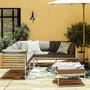 Loungeecke mit Teak  5