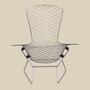 Bertoia Bird Chair aus Metall 2
