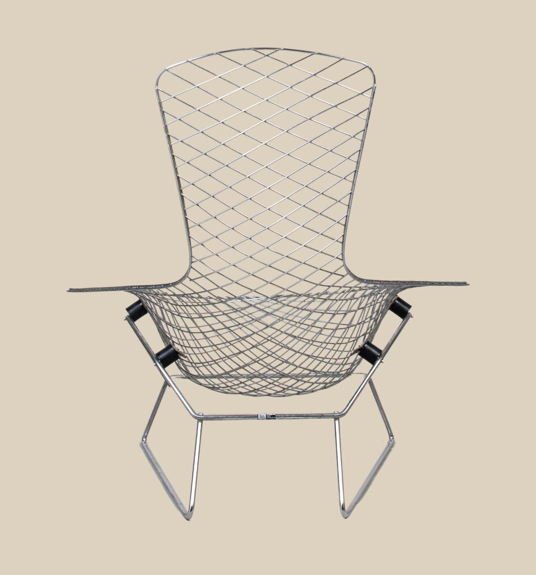 Bertoia Bird Chair aus Metall 2
