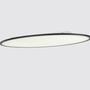Simplistische LED-Deckenleuchte oval 2
