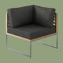 Loungeecke mit Teak  2