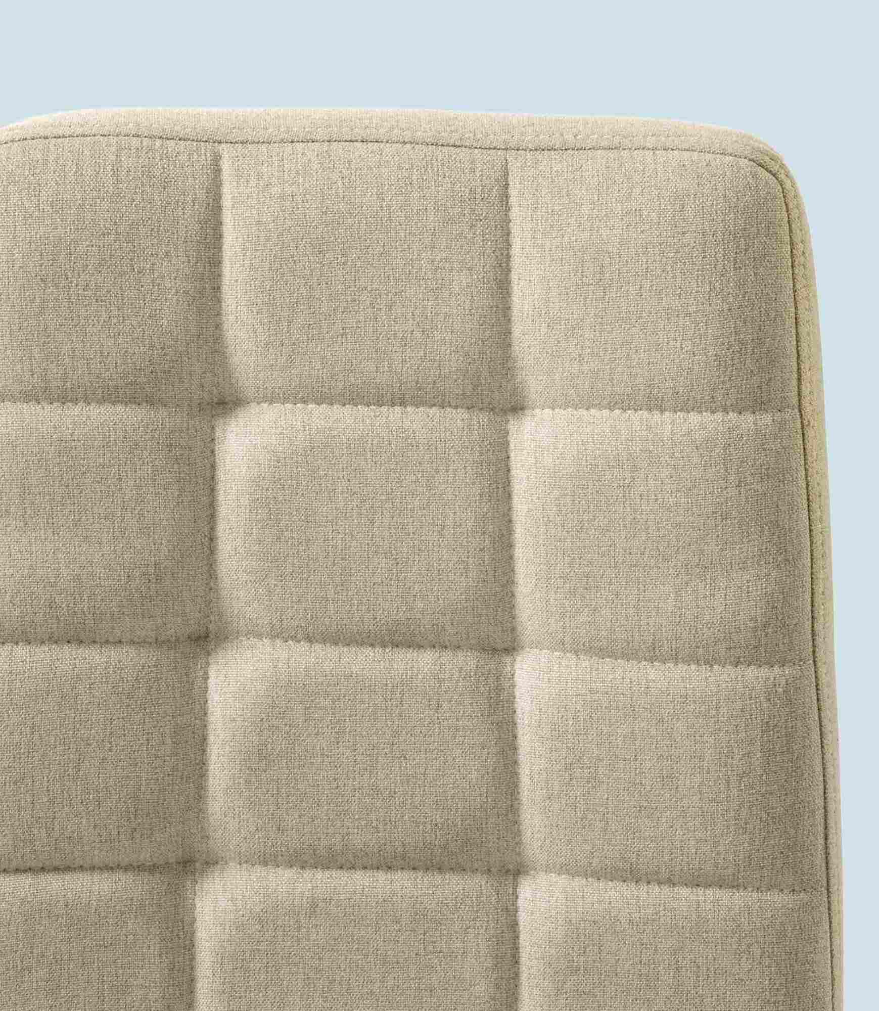 Polsterstuhl Doskie II Leinen / Eiche massiv Beige 2er Set 4