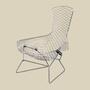 Bertoia Bird Chair aus Metall 0