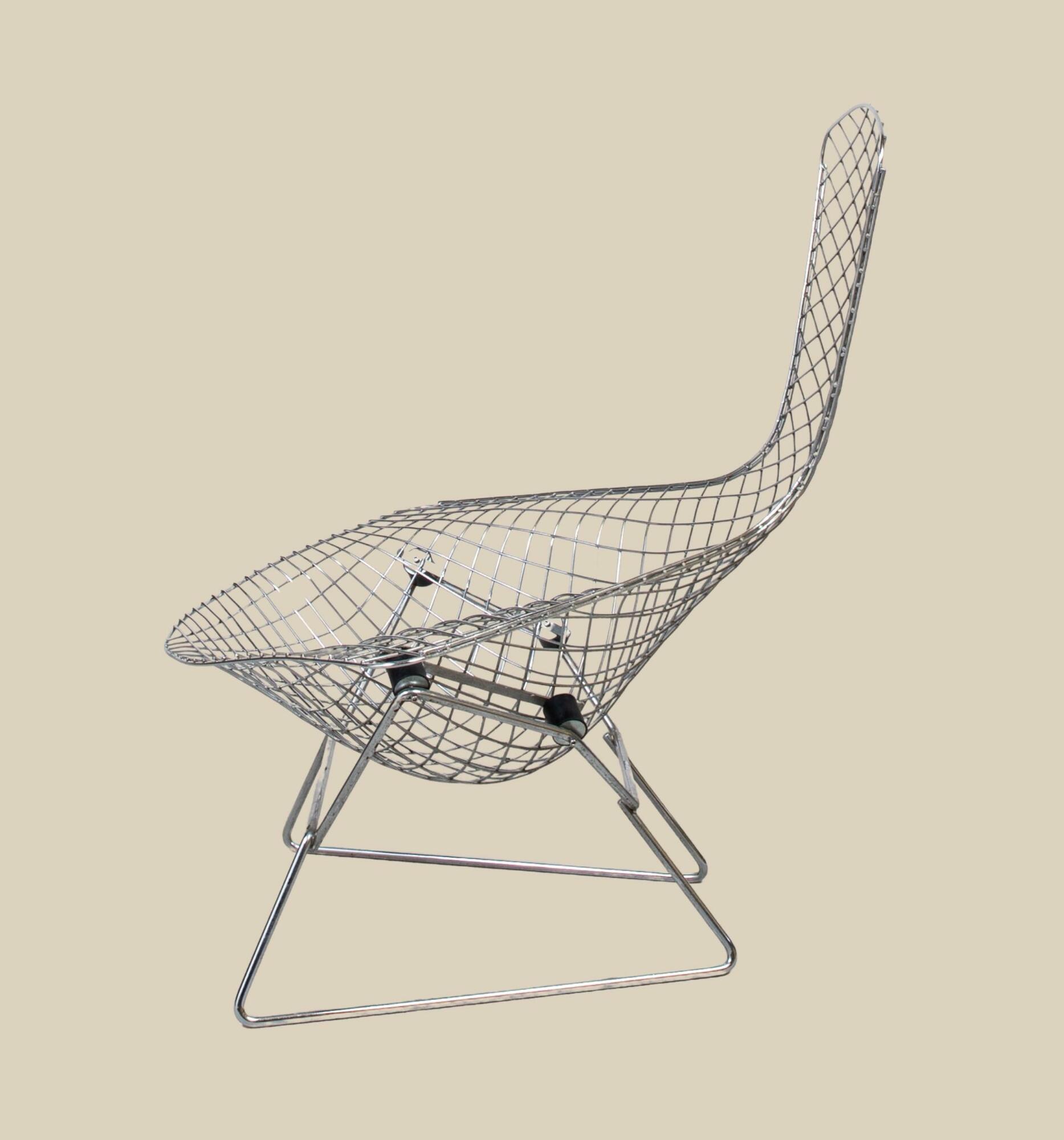Bertoia Bird Chair aus Metall 4
