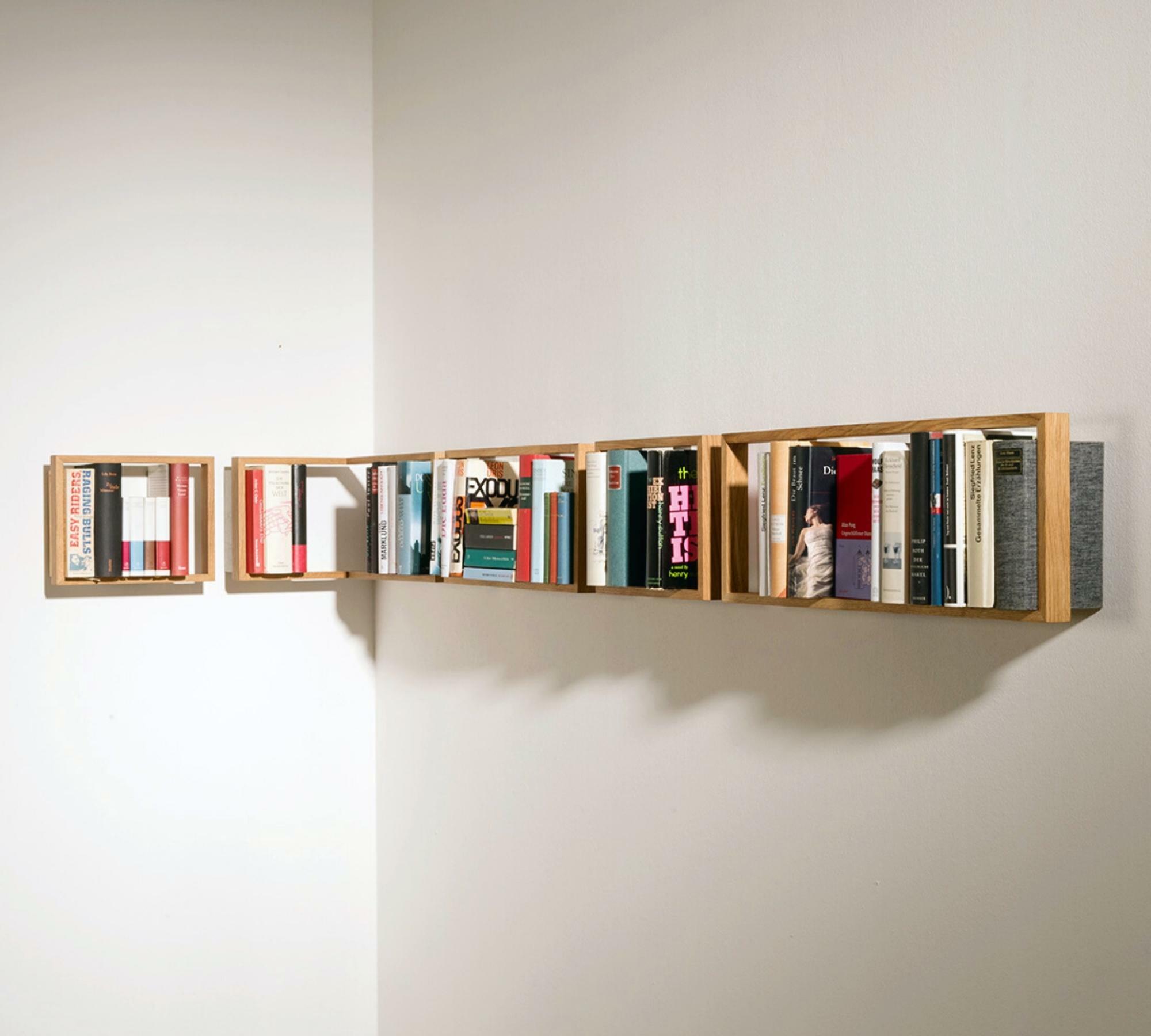 Eckregal Eichenrahmen b-eck1 3