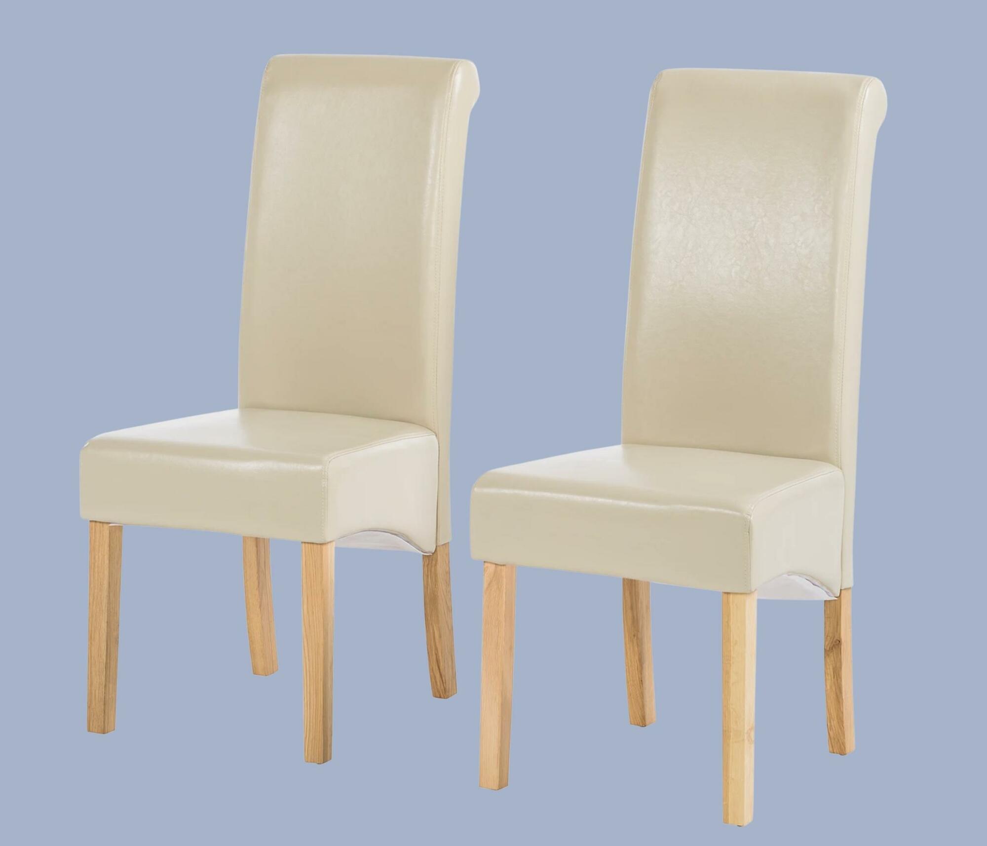 Polsterstuhl Nello I Creme 2er Set 0