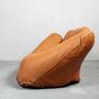 Poltronova JOE Baseball Sessel braunes Leder 2
