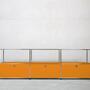 USM Haller Sideboard 3x2 Fächer offen Reinorange 0