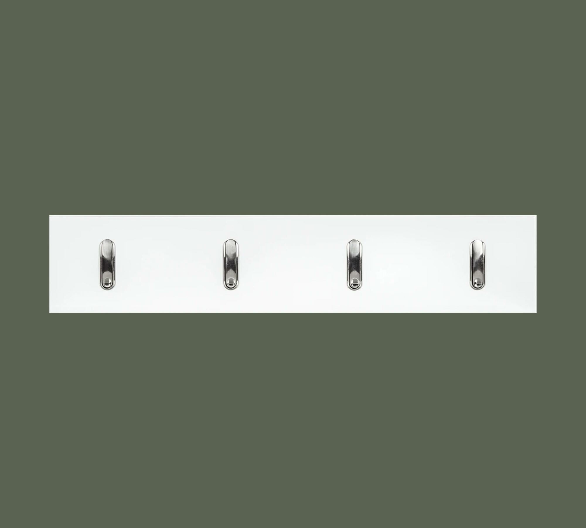 Coat rack with metal hooks White 0