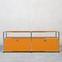 USM Haller Sideboard 2x1 Fächer Aufbau Reinorange 0