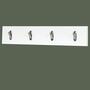 Coat rack with metal hooks White 1