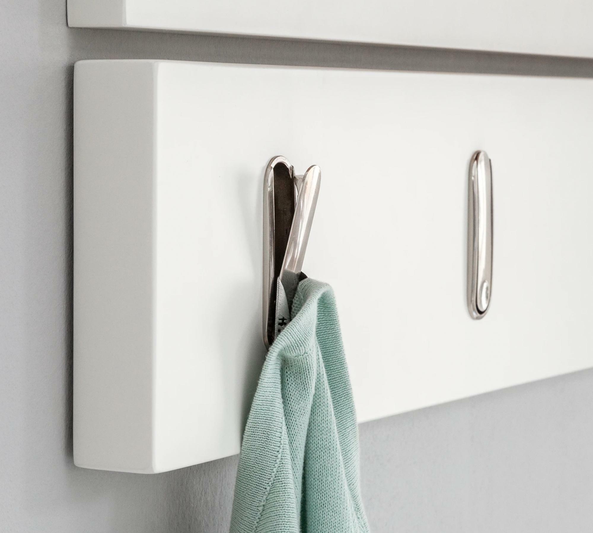 Coat rack with metal hooks White 2