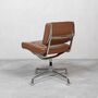 Herman Miller Eames ES101 Drehstuhl Leder Braun  3
