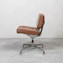 Herman Miller Eames ES101 Drehstuhl Leder Braun  4
