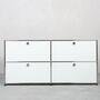 USM Haller Sideboard 2x2 Fächer Reinweiß 0