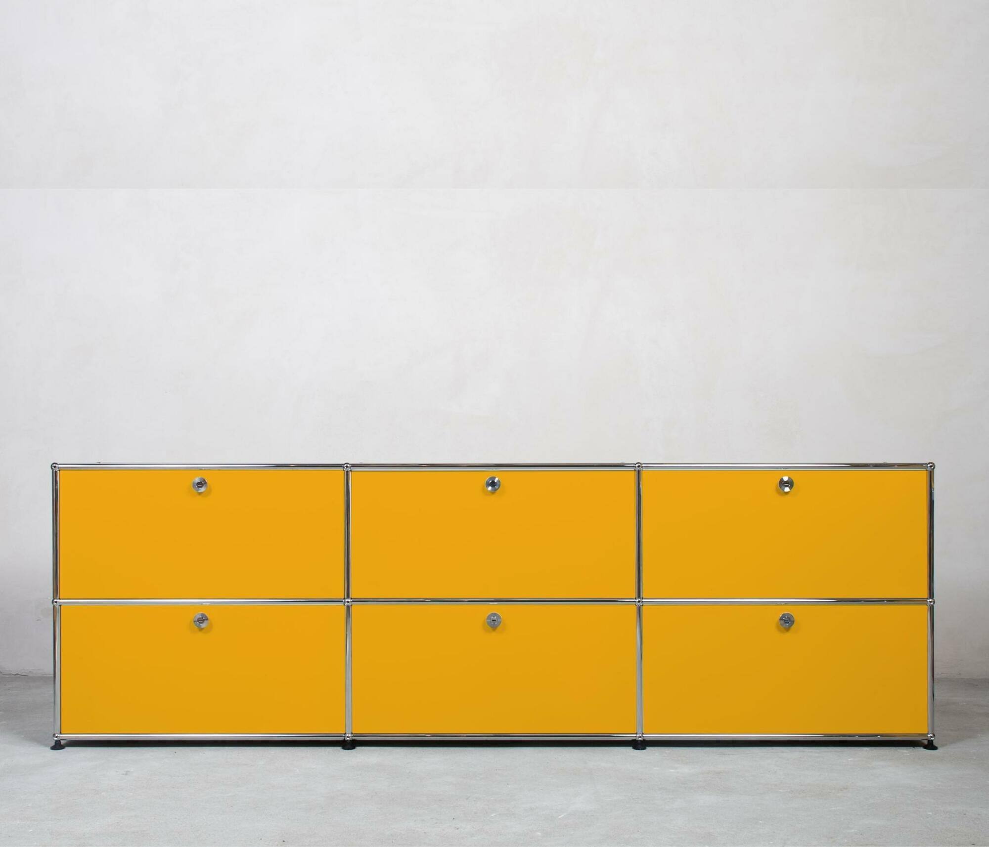 USM Haller Sideboard 3x2 Fächer Goldgelb 0
