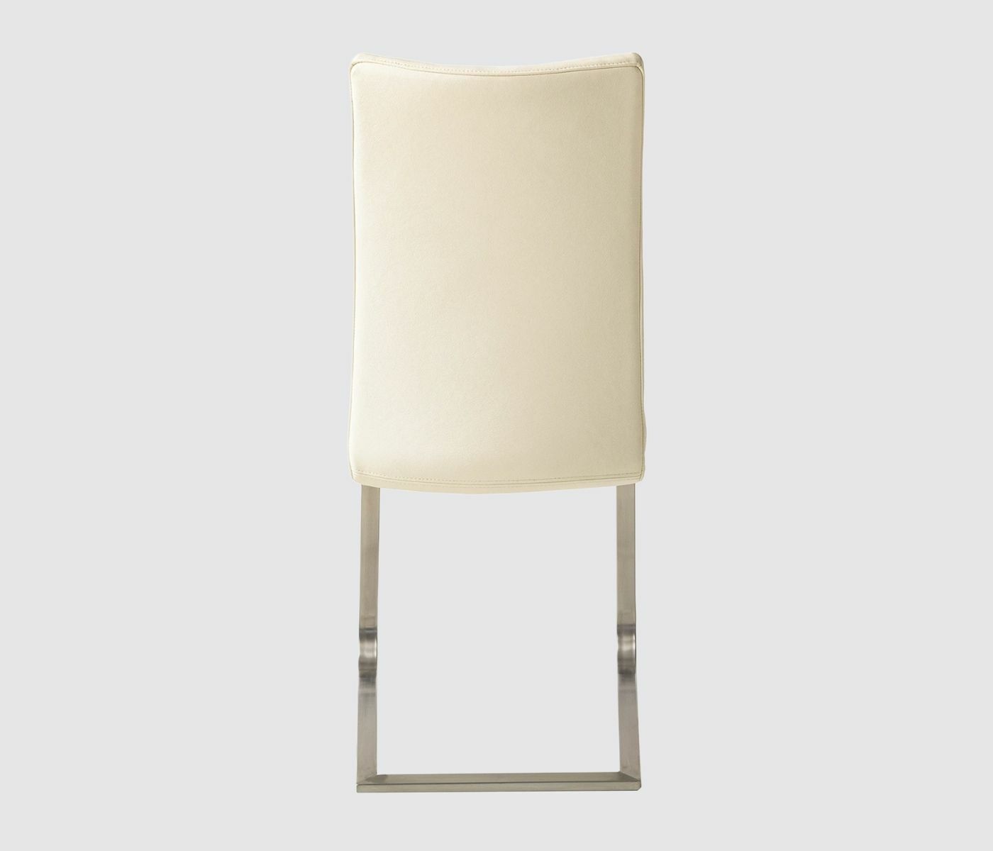 2x High-quality cantilever chairs with real leather cover 3