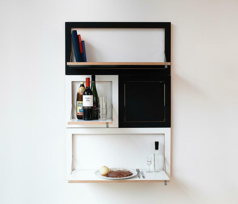 Fläpps Regal Holz Schwarz 40 x 40 cm  5