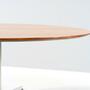 1960er Arne Jacobsen Teak-Couchtisch Aluminiumgestell  1
