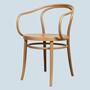 Ton 30 Stuhl aus hellem Holz 0