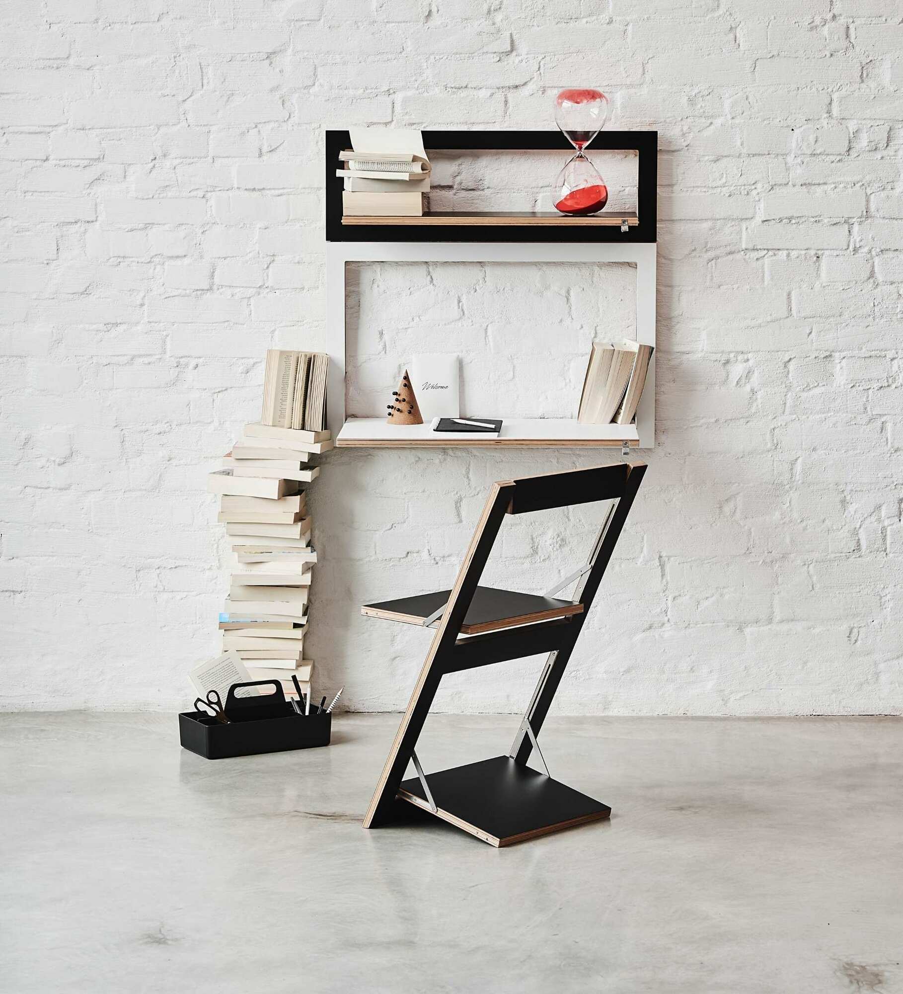 Fläpps Folding Chair Wood Black 2