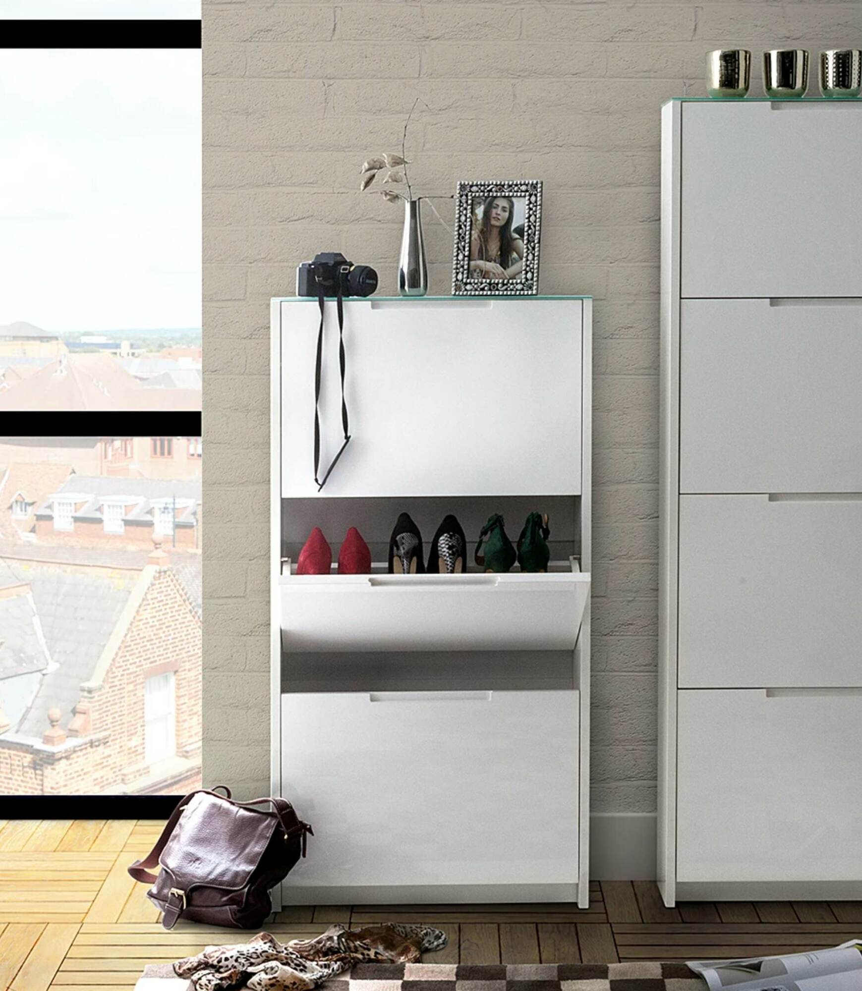 Schuhschrank Weiß  6
