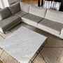 Indivi Ecksofa mit Loungemodul links Mojave Bezug Grau 1
