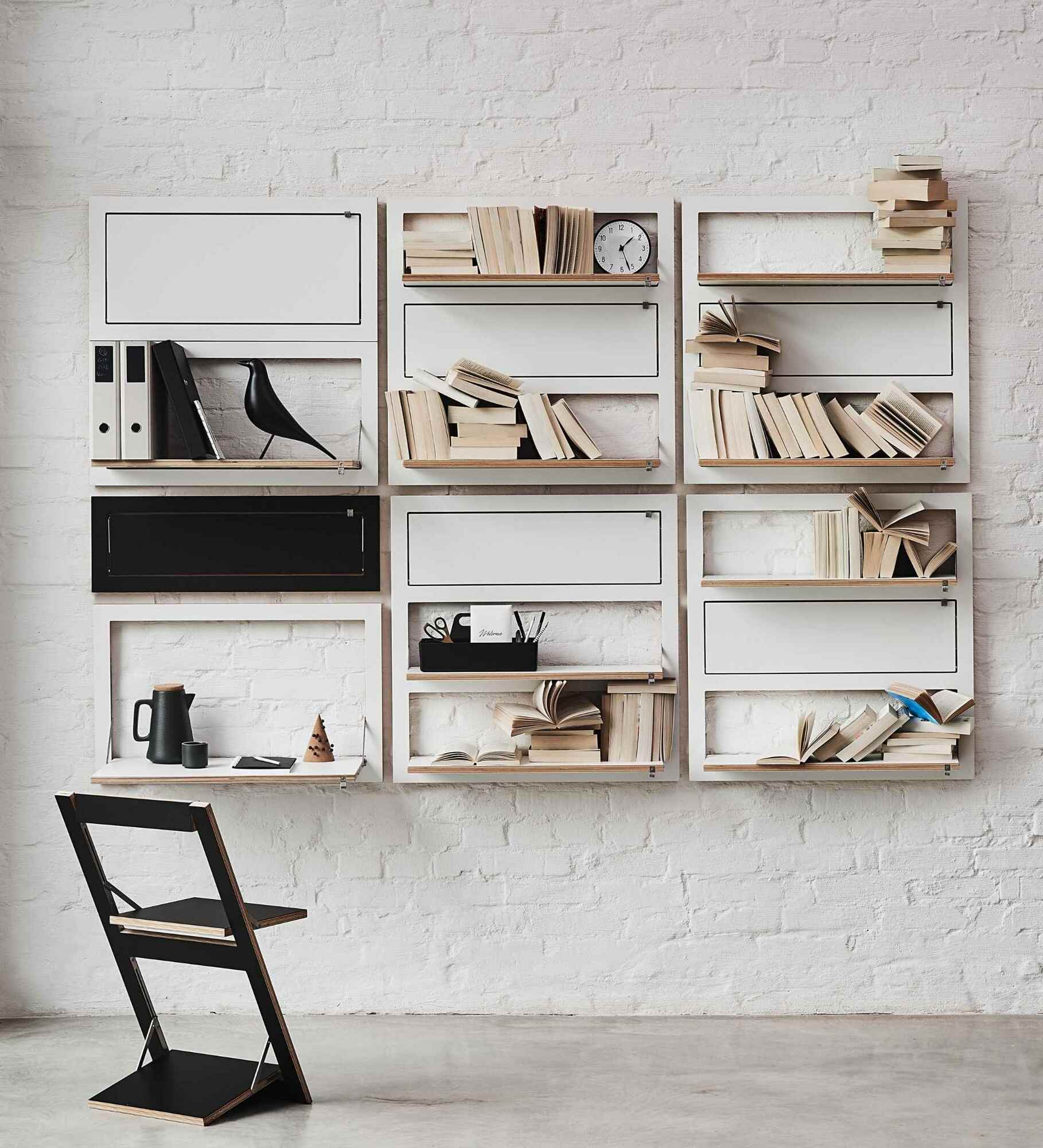 Fläpps Folding Chair Wood Black 3