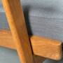 Sofa 2-Sitzer GE 290 Eiche, Hans Wegner Grau 3