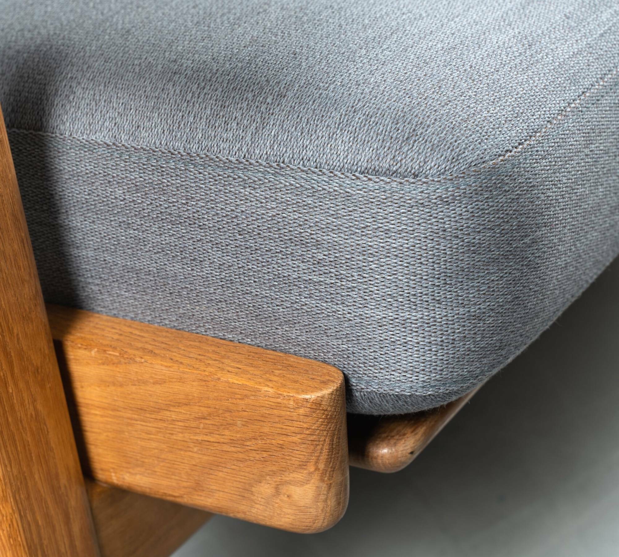 Sofa 2-seater GE 290 Oak, Hans Wegner Grey 4