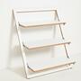 Fläpps Lean Shelf Wood White 80 x 100 cm 1
