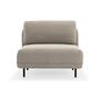 Set Ellis Sofa mit Récamiere + Hocker Beige 1