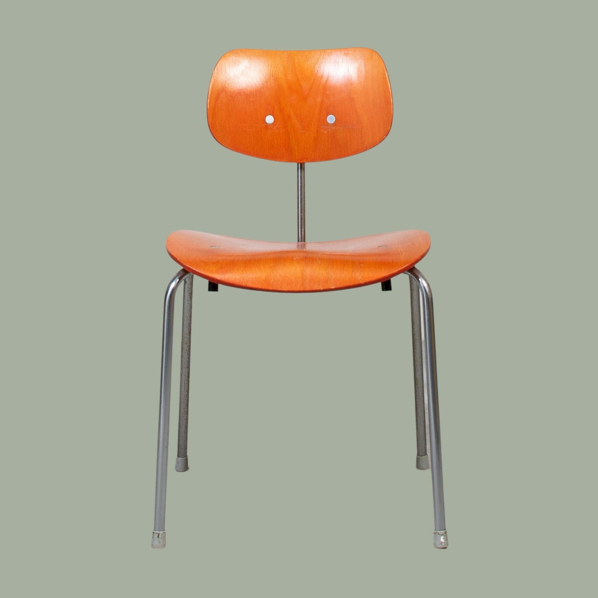 Wilde&Spieth Eiermann SE 68 Stuhl Orange 0