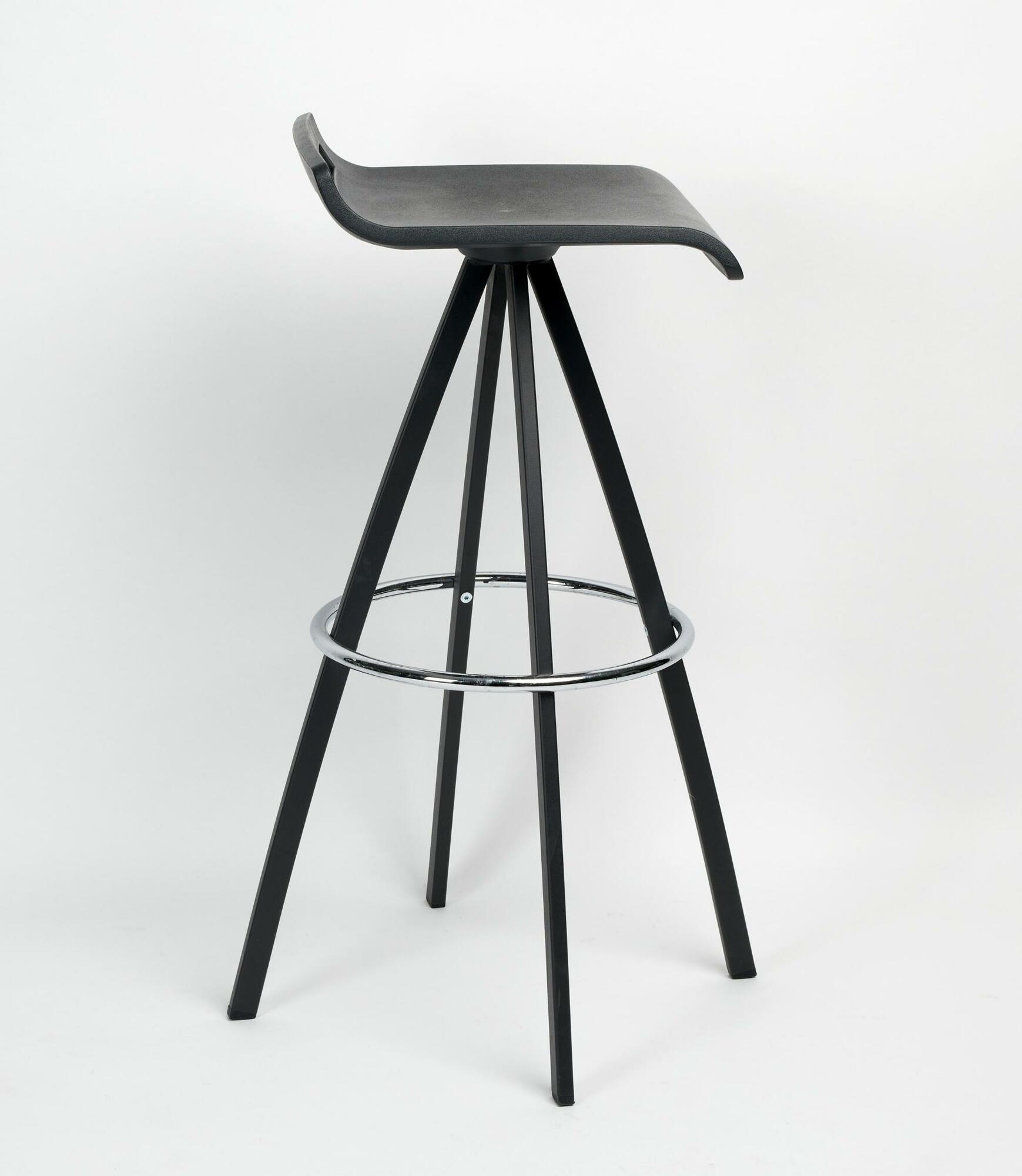 Drehbarer Barhocker Schwarz 1