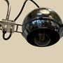 60er Jahre verchromte Eyeball-Wandleuchte aus Amsterdam 4