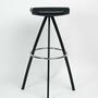 Drehbarer Barhocker Schwarz 2